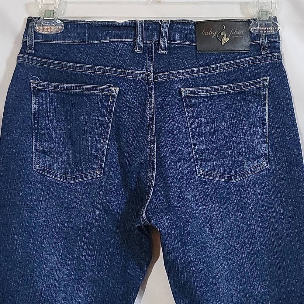 EUC Baby Phat Boot Cut Blue Jeans Size 5 - Picture 7 of 9